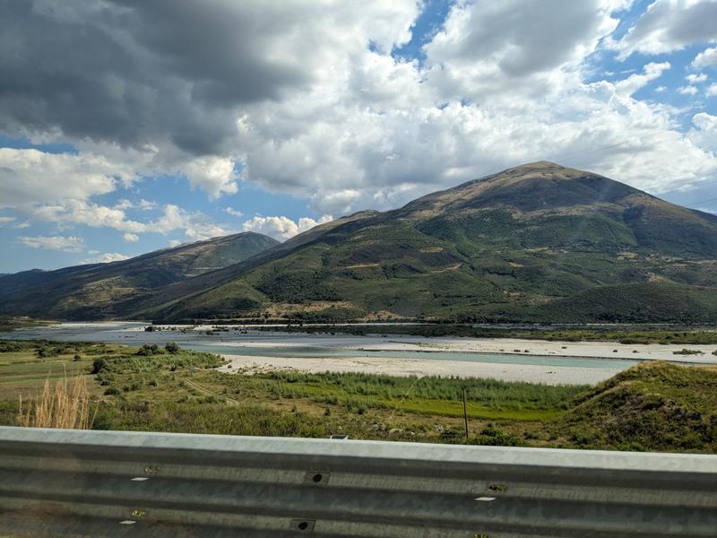 Driving to Gjirokaster