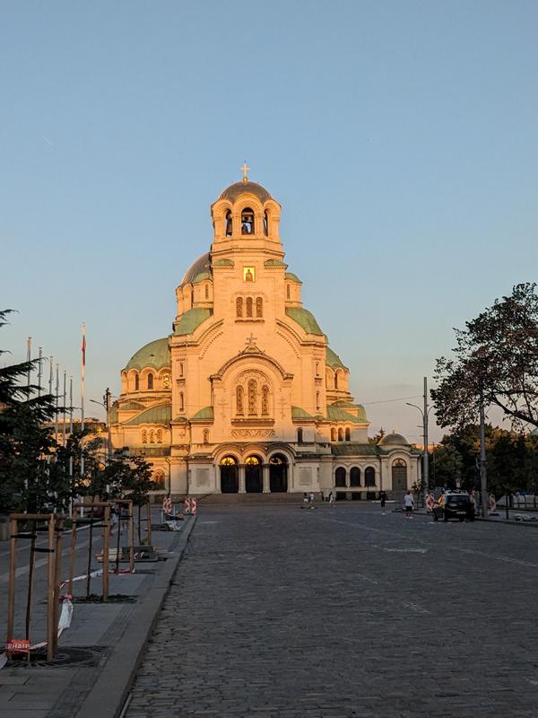 The Alexandar Nevsky cathedral
