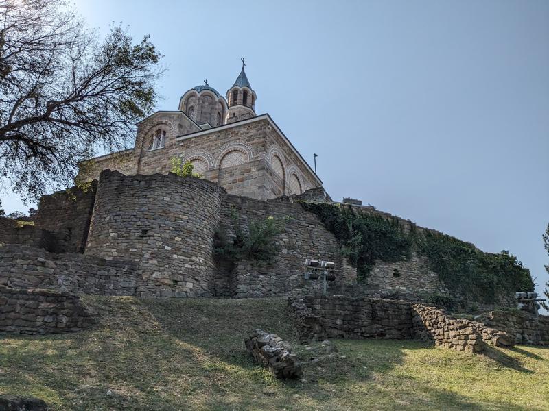 The church at the top of the fortress